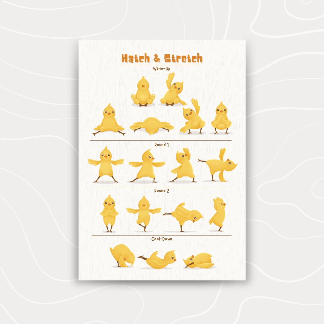 Hatch & Stretch Yoga Sequence & Yoga Cards