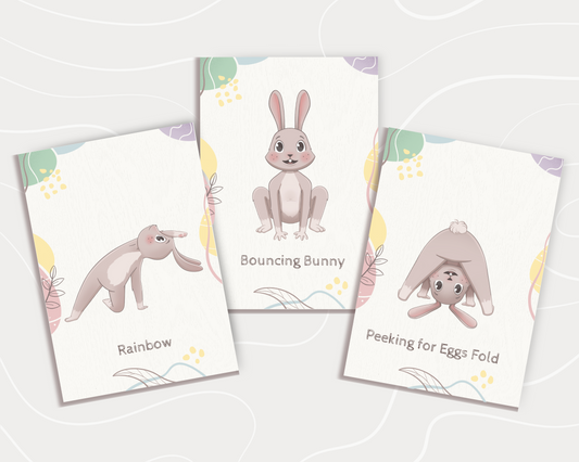 Hop & Flow! Easter Bunny Yoga Sequence & Yoga Cards for Kids